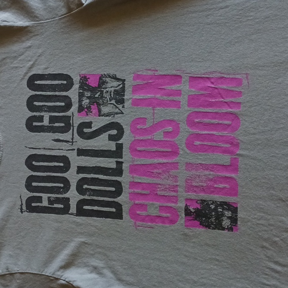 SOLD Goo Goo Dolls chaos in bloom band T-shirt Size Medium - Picture 3 of 8